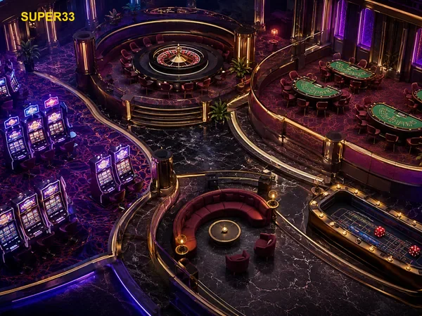 Suasana permainan live dealer